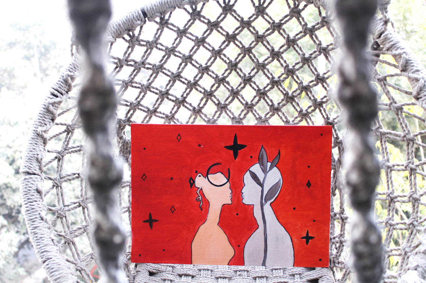 Silhouettes in Scarlet
