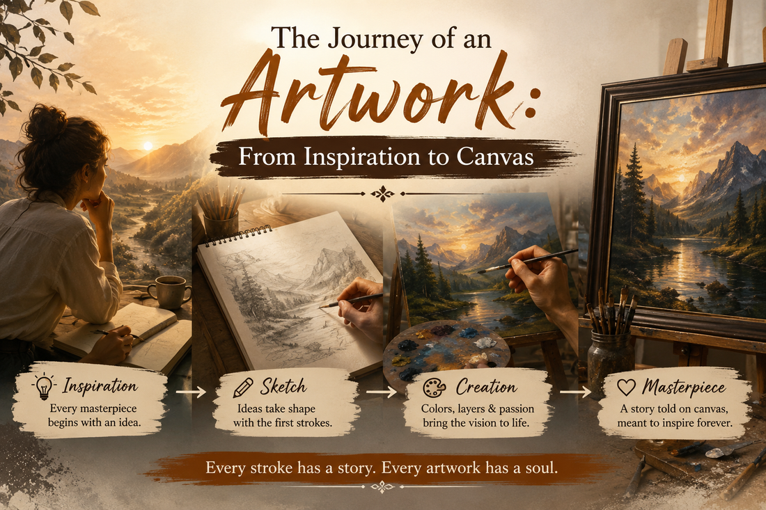 The Journey of an Artwork: From Inspiration to Canvas